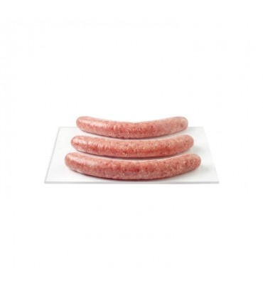 Saucisse boeuf et porc +/- 450 gr chockies viande belgique