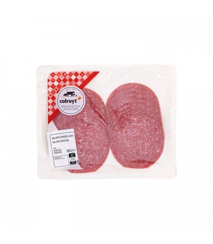 Salami sans ail 150 gr chockies charcuterie belge