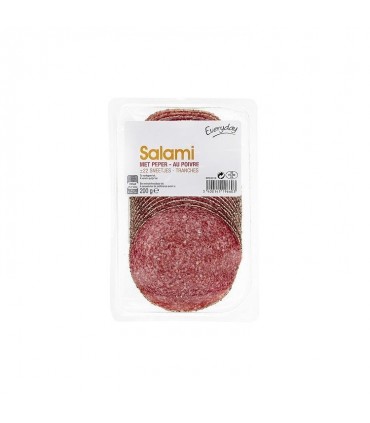 Everyday salami pepper slices 200 gr