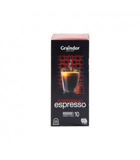 Graindor café Espresso Fortissimo 20 capsules CHOCKIES