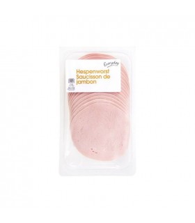 46/5000
Everyday ham sausage slices ± 200 gr