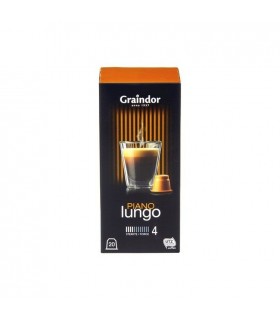 Graindor café Lungo Piano 20 capsules CHOCKIES belgique