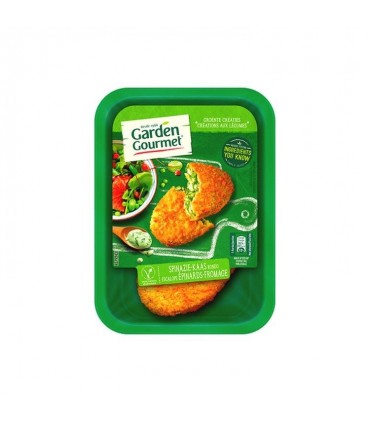 Garden Gourmet vegetable cutlet. spinach cheese 180 gr