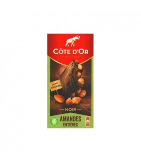 Côte d'Or noir amandes entières 180 gr CHOCKIES