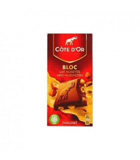 Côte d'Or Bloc lait noisette entière 180 gr CHOCKIES