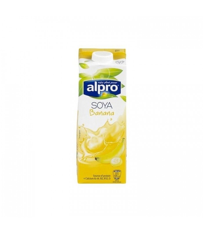 Alpro soya drink bananes (brique) 1 L - BELGE CHOCKIES