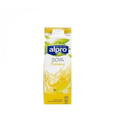 Alpro soya drink bananes (brique) 1 L - BELGE CHOCKIES