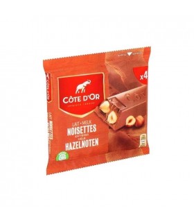 Côte d'Or bâton lait noisette entière 4x 45 gr CHOCKIES