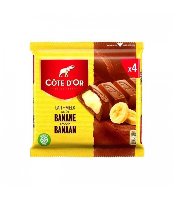 Côte d'Or chocolat lait - banane 4x 47