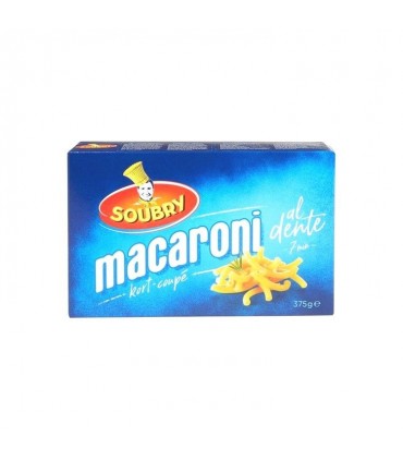 Soubry macaroni coupé al dente 375 gr