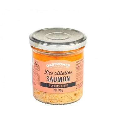 Gastromer rillettes with salmon and chives 170 gr
