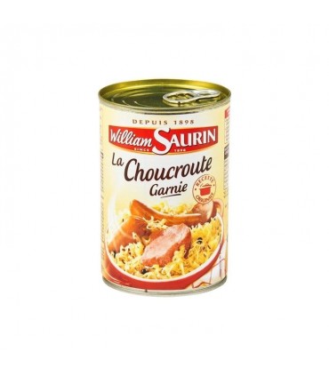 William Saurin sauerkraut garnished 400 gr