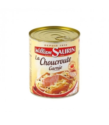 William Saurin sauerkraut garnished 800 gr