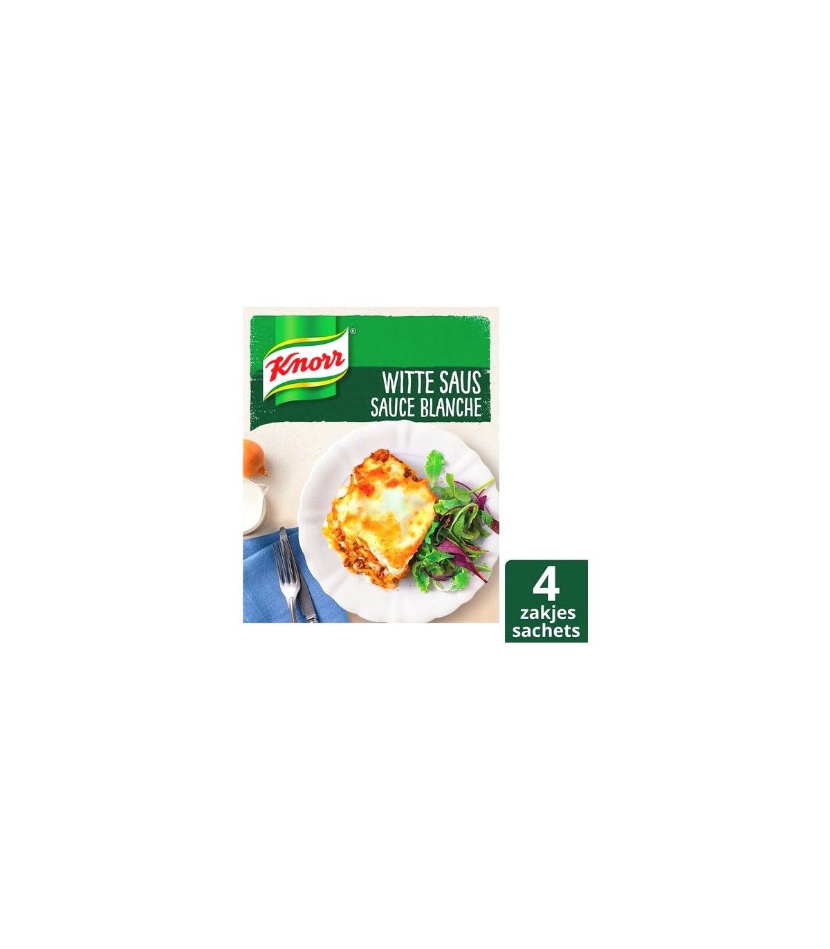 Knorr white sauce sachet 4x 22 gr CHOCKIES belgium