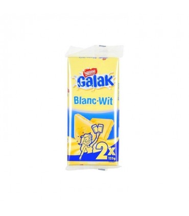 Nestlé Galak chocolat blanc tablette 250 gr CHOCKIES