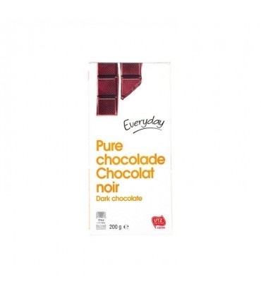 Everyday chocolat Belge fondant noir 200 gr CHOCKIES