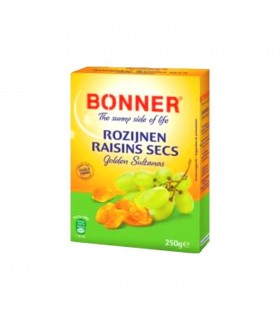 Bonner raisins secs Golden sultanas 250 gr