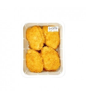 Everyday breaded chicken ham and cheese (cordon bleu) +/- 1 kg