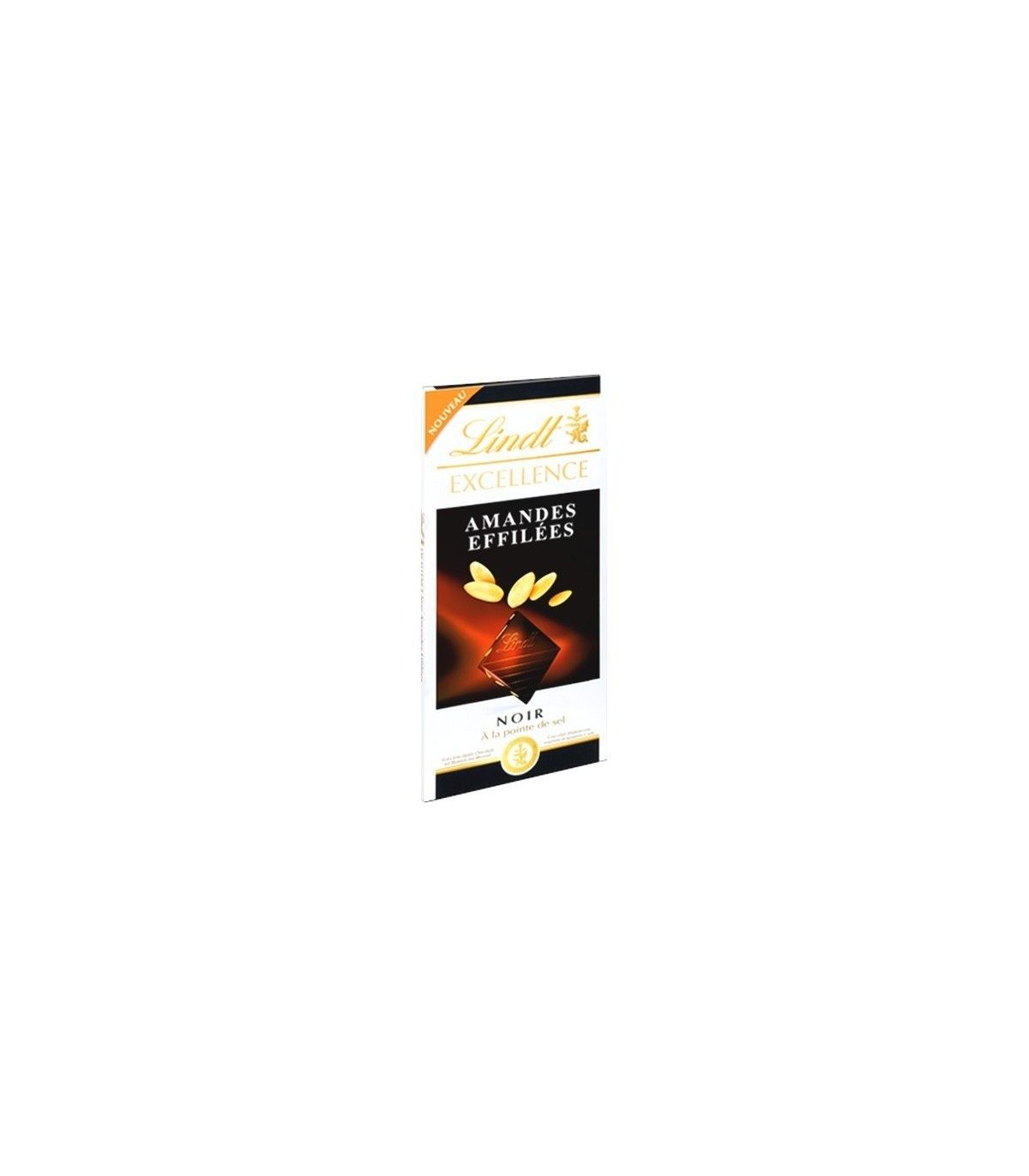 Chocolat noir amandes effilées, Lindt (100 g)  La Belle Vie : Courses en  Ligne - Livraison à Domicile