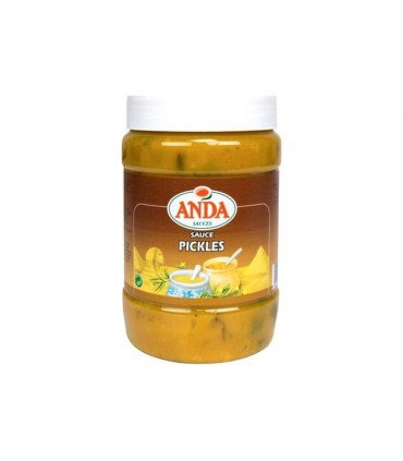 ANDA sauce Pickles 650ml CHOCKIES épicerie belge