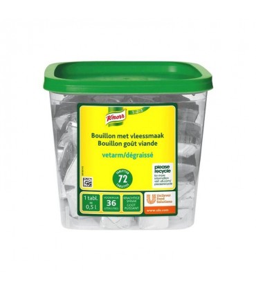 Knorr bouillon viande dégraissé 72 tablettes Knorr - 1