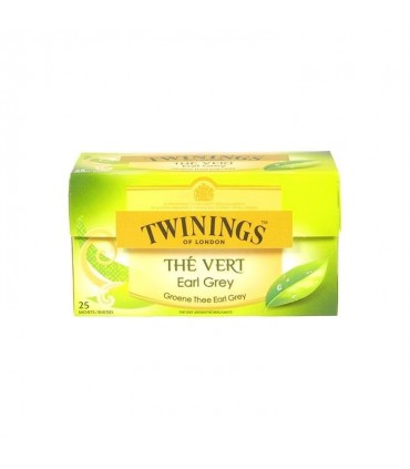 Twinings de Londres thé vert Earl Grey 25 pc