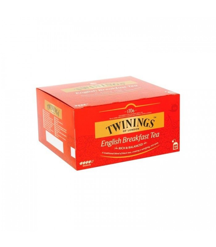 Twinings of London English Breakfast Tea 50 pc
