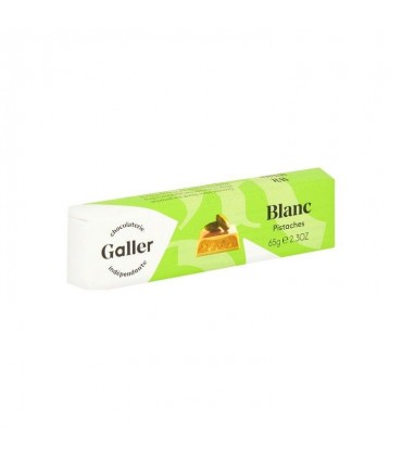 Galler white chocolate with pistachios 65 gr