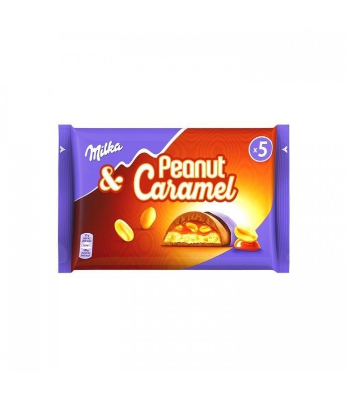 Milka chocolat peanut & caramel 5x 37 gr CHOCKIES