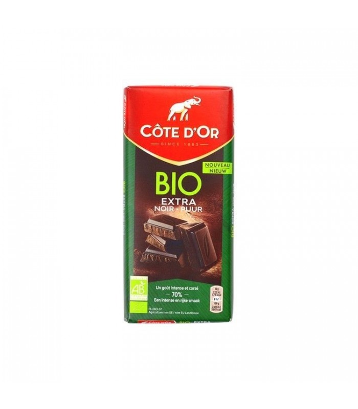 Côte d'Or BIO chocolat extra noir 70% 150 gr CHOCKIES