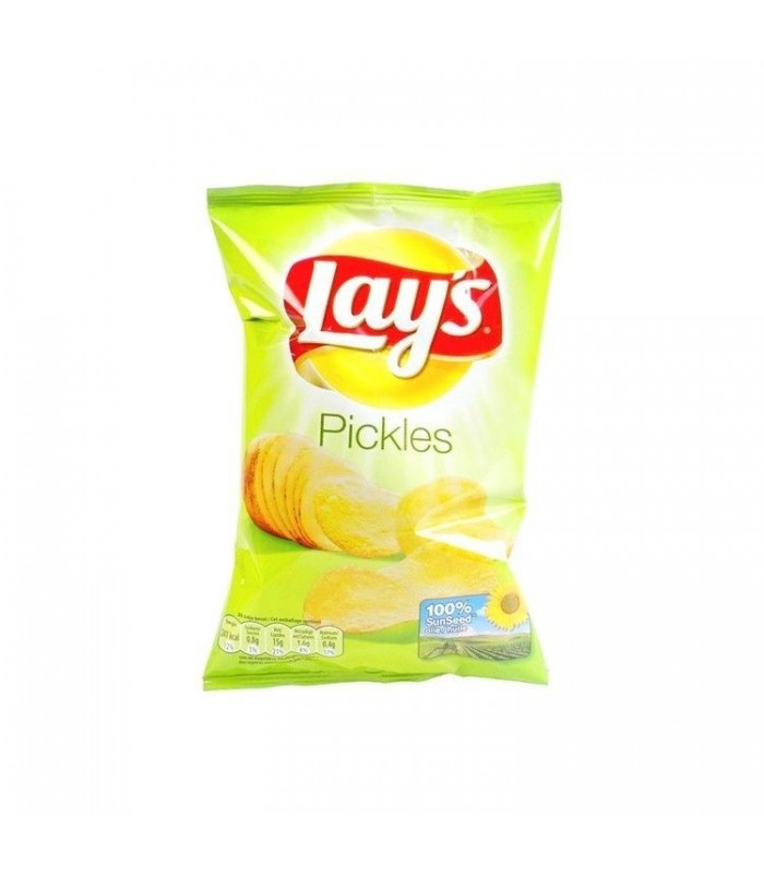Lay's chips pickles 20x 45 gr EPICERIE BELGE CHOCKIES