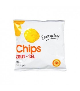 Everyday chips salée 36x 50 gr EPICERIE BELGE CHOCKIES
